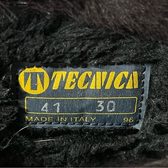 Tecnica Italian Goat Fur Ankle High Boots Size 41 - Picture 6 of 6